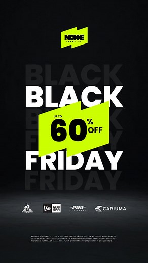 ¡Tus favoritos hasta el 60% OFF en Black Friday! Promoción hasta el 60 % de descuento válida del 24 al 30 de noviembre de 2025 en mercancía seleccionada en www.nowesneakers.com y en tienda física en AltaPlaza Mall. No aploca con otras promociones y descuentos. | NOWE Sneakers
