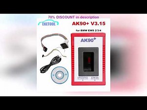 A must-have product! AK90+ Key Programmer For BMW EWS2/3/4 Key Code Reader V3.19 Newest Version AK