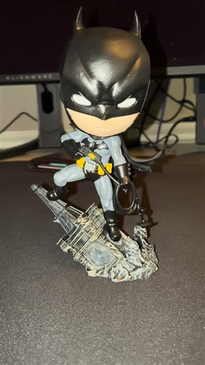 3D Printed and Hand painted Batman Chibi from @Zezstudios #batman #3dprinting #art #painting #3d