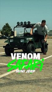 Why walk when you can roll in style? The Venom Electric Mini Jeep Safari Edition takes you from backyard fun to weekend adventures — all for under $4K. Eco-friendly, compact-size, 3KW of power. Free shipping in the USA! #MiniJeep #VenomMotorsports #SafariEdition #ElectricAdventure #OffRoadFun #FamilyRide #GolfKart #OutdoorFun #ElectricLife #EcoFriendlyRides #ElectricVehicle #WeekendVibes #AdventureMode #GoElectric #RideVenom #FamilyAdventure #OffRoadLifestyle #ElectricJeep #FunForAllAges #RoadTr