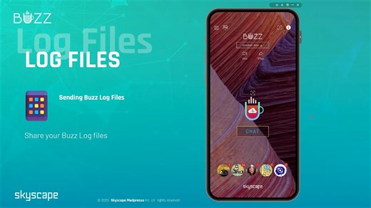 How to Share Log Files - mobile app