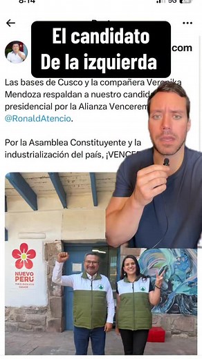 🤦‍♂️📉 Cuando la ignorancia opina de economía… pasan desastres. El candidato de izquierda Ronald Atencio volvió a quedar en evidencia: ❌ no entiende qué hace el BCR, ❌ no sabe cómo funciona la estabilidad monetaria, y aun así critica a Julio Velarde, elegido varias veces como el mejor banquero central del mundo 🏆🌎. Pero claro… Atencio postula de la mano de Verónika Mendoza 🌱 y con el apoyo de Guillermo Bermejo ⚠️, político cuestionado por presuntos vínculos con el terrorismo. Con ese equipo,
