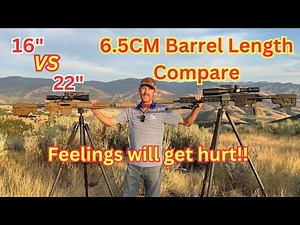 6.5 Creedmoor barrel length comparison- long range testing