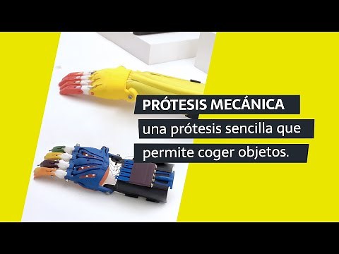 Prótesis mecánica de mano y brazo