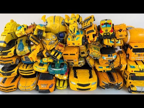 Giant Bumblebee, Optimus Prime Transformers Movie, Autobots Full Mainan Robot! Crane - truck, rescue