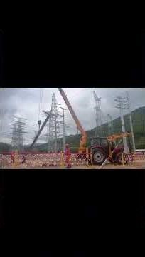 How to install a power pole by hydraulic Digger Derrick Tractor? +86-13783137558 sales@hndahai.com