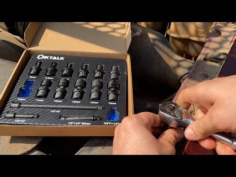 Really Using These Swivel Sockets 🍀 Professional 1/4" Drive Impact Swivel Sockets