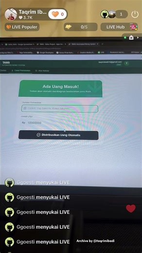 Proses pembuatan aplikasi berbasis Web menggunakan Ai Tanpa KODING #shorts