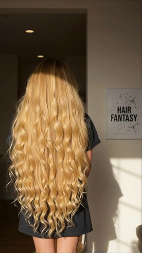 ✨ When sunlight meets long golden waves, the magic of Hair Fantasy comes alive. Every strand tells a story of beauty, softness, and infinite dreams. ☀️💛 #HairFantasy #LongHairDreams #GoldenHair #SoftWaves #AIart ⚠️ AI-generated content created for artistic and inspirational purposes only.