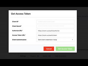 ZOOM Meeting Integration API Setup With OAUTH Authentication