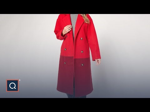 Carla Rockmore Collection The Muse Colorblocked Coat | QVC