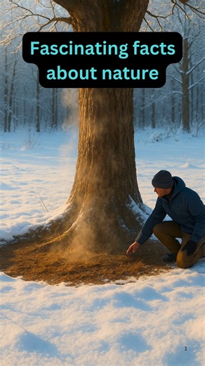 Why does snow never stay here? X Nature #fact #nature #tree