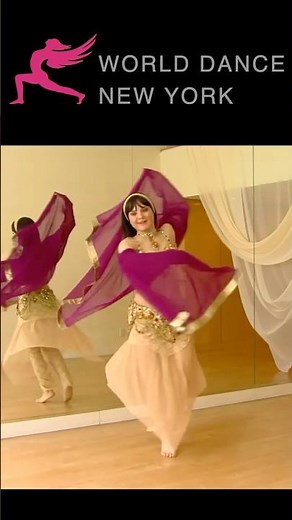 Stage-ready elegance: from BIR DEMET: A Classic Belly Dance Veil Choreo with Tanna Valentine