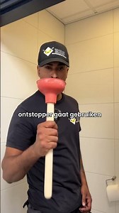 Weet jij hoe je een ontstopper gebruikt?