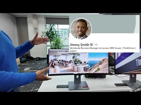 ThinkVision P Series Gen 40 Monitors (P34WD-40, P27QD-40, P32UD-40): With Lenovo's Jimmy Smith