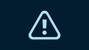 White Exclamation Mark Triangle Icon Isolated 库存影片视频（100% 免版税）1100417111 | Shutterstock