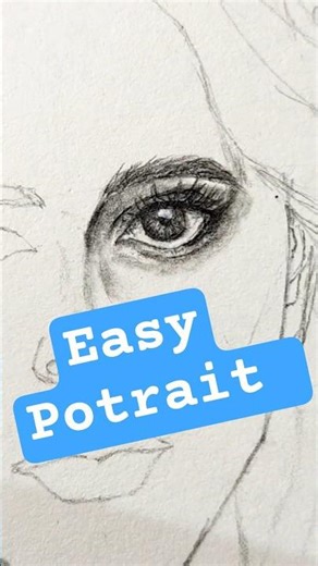 How to Draw a Real Face – Simple & Realistic Tutorial #shorts #art ytshorts #facedrawing