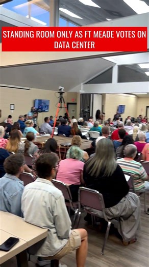Standing room only in Fort Meade as vote on data center happening soon