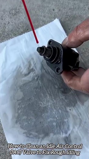 How to Clean an Idle Air Control (IAC) Valve to Fix Rough Idling #shorts #mechanic #automobile