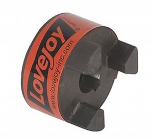 Lovejoy 12438 Size L225 Standard Jaw Coupling Hub, Cast Iron, Inch, 1.938" Bore, 5" OD, 0.5" x 0.25" Keyway