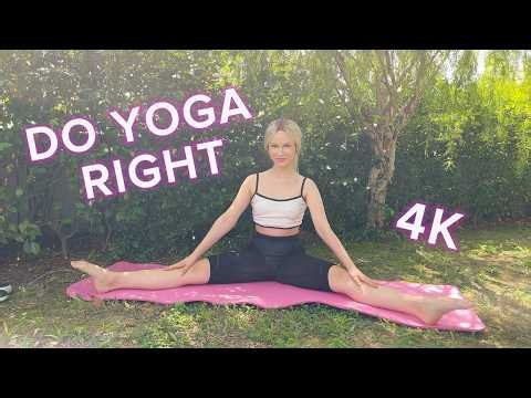4K YOGA HIPS AND LEGS STRETCHING POSES🌸SHOWED MORE GET READY WITH CHLOE YOGA