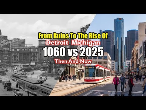Detroit Then & Now: 1960 vs 2025 — A City That Refused to Die