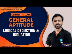 General Aptitude: Logic deduction & induction | CSIR NET/GATE