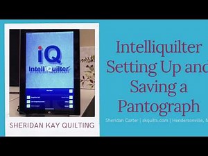 Tutorial for Setting up and Saving a Pantograph or E-2-E