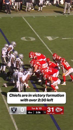 678K views · 16K reactions | The Chiefs were in victory formation with 2:30 left on the clock 勞 (via @nfl) | NFL on FOX | Facebook