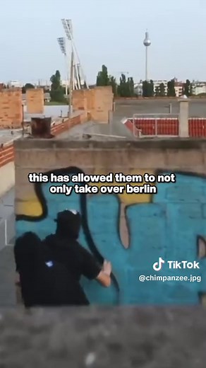 the #berlin based graffiti group #1up is taking over the world with their tags 🎨