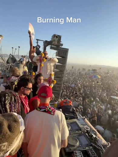 Mayan Warriors and Robot Heart Sunrise Set at Burning Man