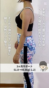 ほぼ体重同じでこの変化！ウエストは-8cm🤸‍♂️