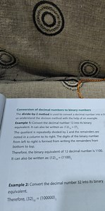 Conversion of decimal numbers to binary numbersThe divide-by- ... | Filo