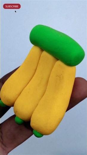 Clay Banana Tutorial - Fun and simple Craft Idea 🍌🍌