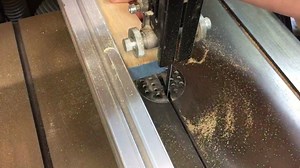 Never had my band saw tuned so sweet. No drift at all! I watched Izzy Swans video on tuning your bandsaw. Followed his advice on where to place the blade on the band saw wheel, and over tensioning slightly. Never had confidence to do re-sawing as the drift was horrible but now it's great! #thanks #izzyswan #bandsaw #tuned #slither #wood #woodworking #fine | Stuff I Made