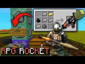 How to make a Rocket-Propelled Grenade [RPG] in Minecraft using Command Blocks Trick!