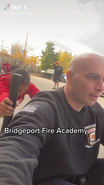 Bridgeport CT Fire Academy…. #fire #firefighter #recruits #train #workout