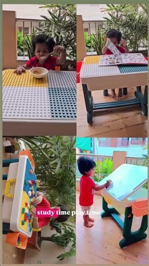 Chanak 4-in-1 Foldable Study Table for Kids Unboxing | Study, Drawing & Play Desk with Chair