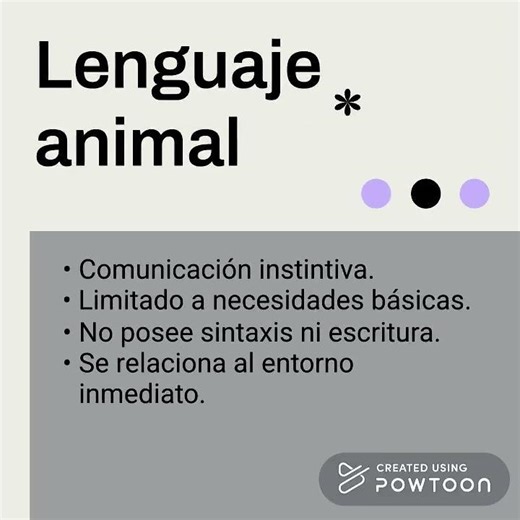 Lenguaje humano vs lenguaje animal