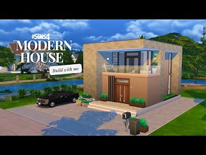 Sims 4 Modern House Speed Build | How to Build a Modern House | Build With Me