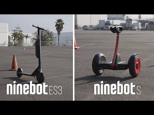 The Ninebot Kickscooter ES3 by Segway and Ninebot S: Powerful portable transportation