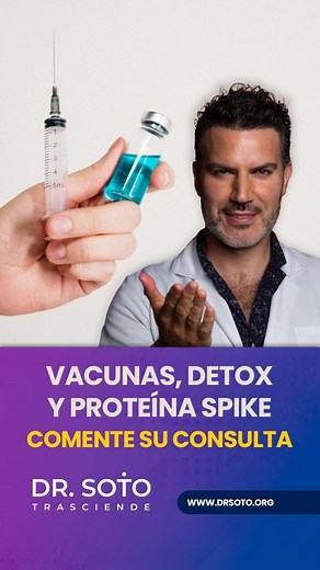 Trasciende Dr. Soto on Instagram: "En este nuevo video, el Dr. Ricardo Soto 🥼 profundiza en los efectos prolongados de la proteína Spike generada por las vacunas de ARNm contra el COVID-19 🧬💉 Con su enfoque integrativo y mirada crítica, nos invita a reflexionar sobre lo que realmente sabemos —y lo que aún ignoramos— sobre el impacto inmunológico de estas tecnologías. 👩🏽‍💻 🔍 ¿tienes alguna duda? ¿Quieres eliminar esa proteína de tu organismo? Escríbenos 👇🏽 #DrRicardoSoto #ProteínaSpike #