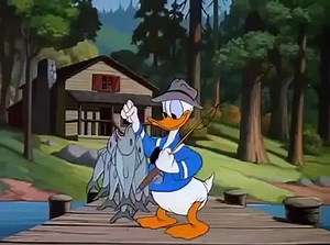 DONALD DUCK CARTOONS HOOK LION AND SINKER