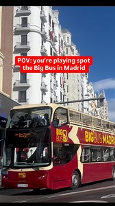 Want to discover the best views in Madrid? You know what to hop on!🫡 🚌 | Big Bus Tours