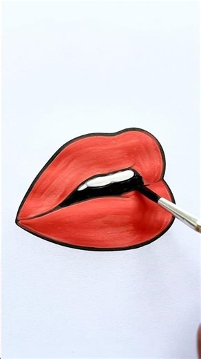 Lip ❤️✨💋| Coloring for kids #kidsart #artist #girl #princess #shorts #drawing #coloring #cute #lip