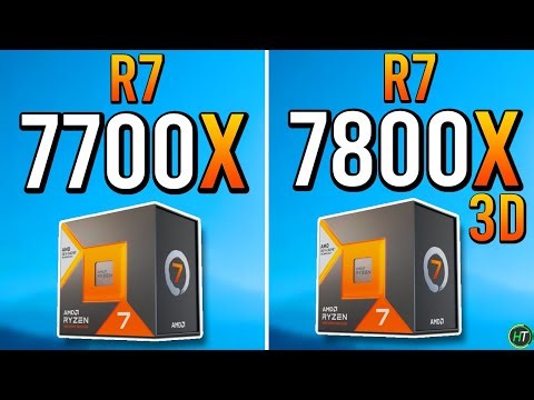 R7 7700X vs R7 7800X3D - X3D Way Better or Not?!