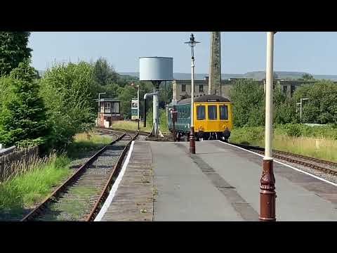 Heritage Diesel Bubble Car Class 122 DMU W5501 Rawtenstall Station East Lancashire Railway 31/07/24