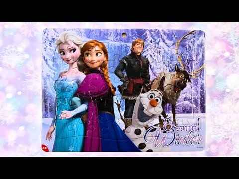 Frozen Puzzle Fun: Assemble the Magic in 96 Pieces! #disney #frozen #puzzle #fun