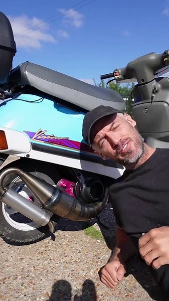 You won’t believe what happens in this moped race