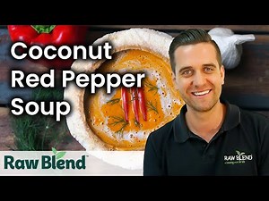How to make a Coconut Red Pepper Soup in a Vitamix Blender | Recipe Video